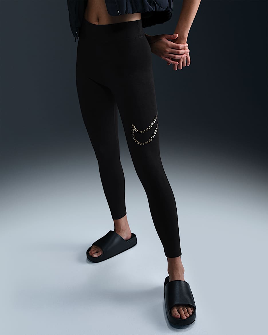 Nike Sportswear Premium Essential Women s High Waisted Shine Leggings. Nike JP